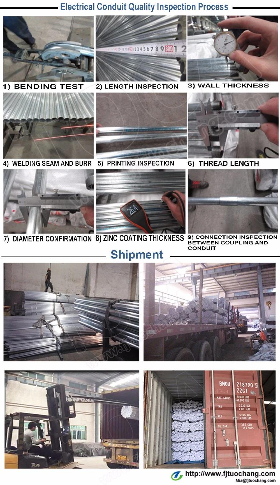 Galvanized Steel EMT Conduit Pipe with UL Certificate