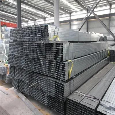 Hot Dipped Galvanized Rectangle Steel Pipe Wholsale Manufacturer Prime Quality ASTM BS Gi Galvanized Square Steel Tube for Construction