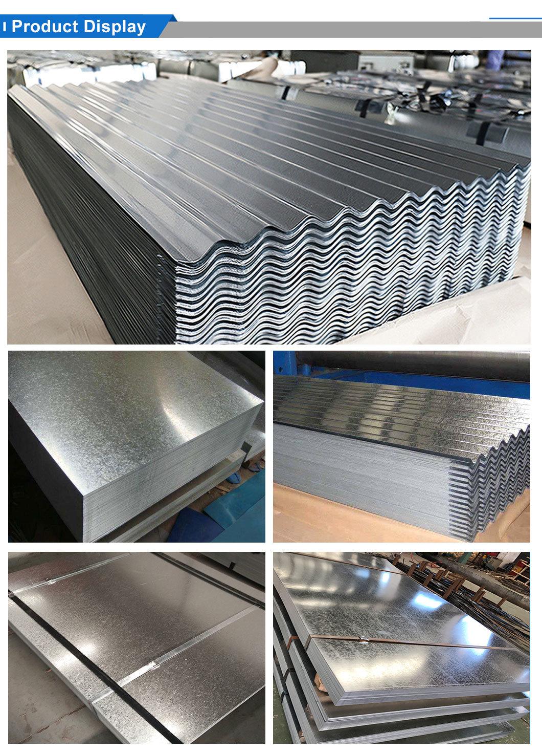 Grade ASTM A653 Galvanized Steel Sheet Zinc180g with Regular Spangle