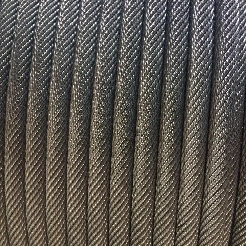 19X7 28mm 1770MPa Galvanized/ Ungalvanized Cable Steel Wire Rope