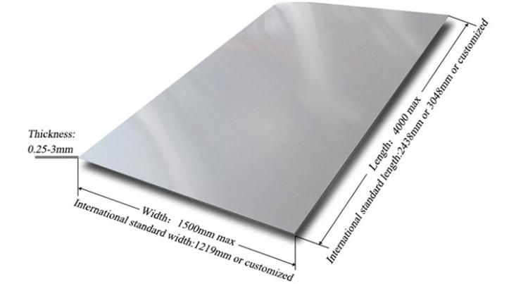 SUS 304 No. 1 Hot Rolled 5mm 6mm Stainless Steel Plate