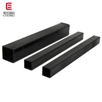 15mm 20mm 25mm Small Diameter Black Square Tubes Length 5.6m 5.7m 5.8m Cold Rolled Pipe