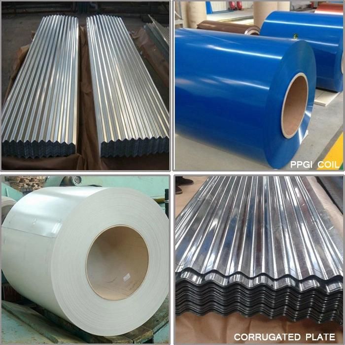 Gi Sheet Galvanized Corrugated Roofing Plate Dx51d+Zn