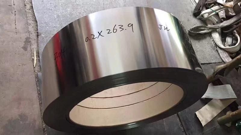 SUS 304 Stainless Steel Strip 1/2h 304 Stainless Steel Strip Coil