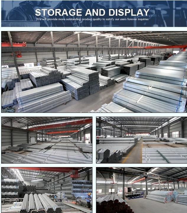 Top Quality Gi Steel Round Pipe Structural Pre-Galvanized Steel Pipe Greenhouse Galvanized Steel Pipe for Construction