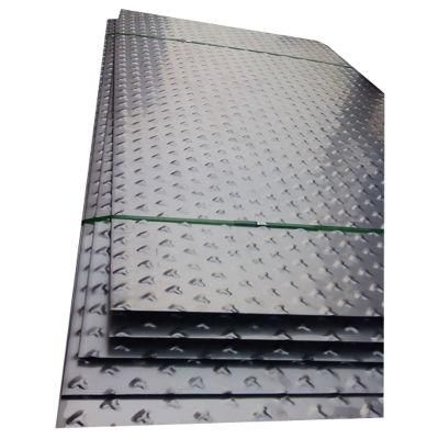 Ss400 1250mm 1500mm Zinc Coating Galvanized Checkered Steel Plate