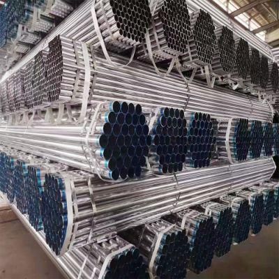 Hot DIP Galvanized Round Steel Pipe, Gi Pipe Pre Galvanized Steel Pipe, Galvanized Tube for Construction