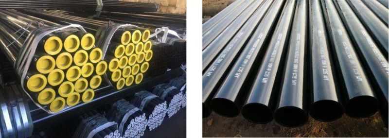Black 2.11-100mm Wall Thickness API5l Seamless Steel Pipe Pipeline Tube