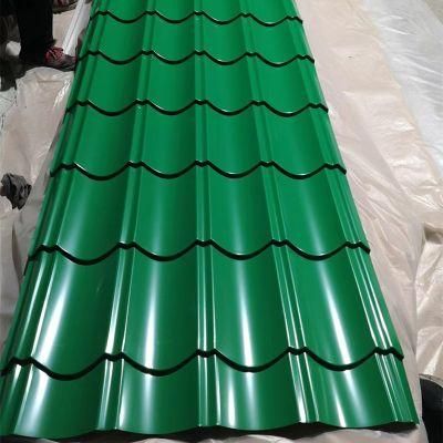 Ral6029 Ral5009 Ral3002 Dx51d SPCC CGCC Gauge 24 Swg 34 PPGI PPGL Gi Gl Steel Roof Sheet