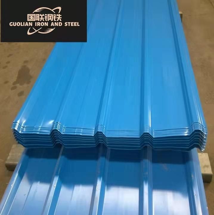 Corrugated Color Coated Zinc Roofing Sheet or Standard Size of Corrugated Gi Sheet