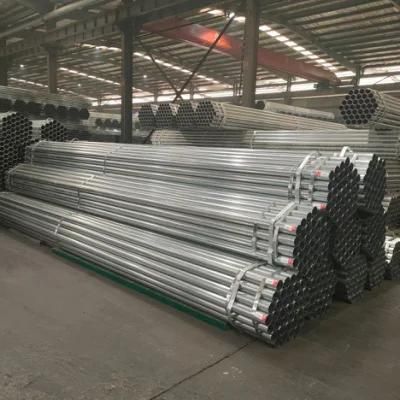 Pipe Factory Galvanized Steel Pipe Ms Round Tube for Scaffolding