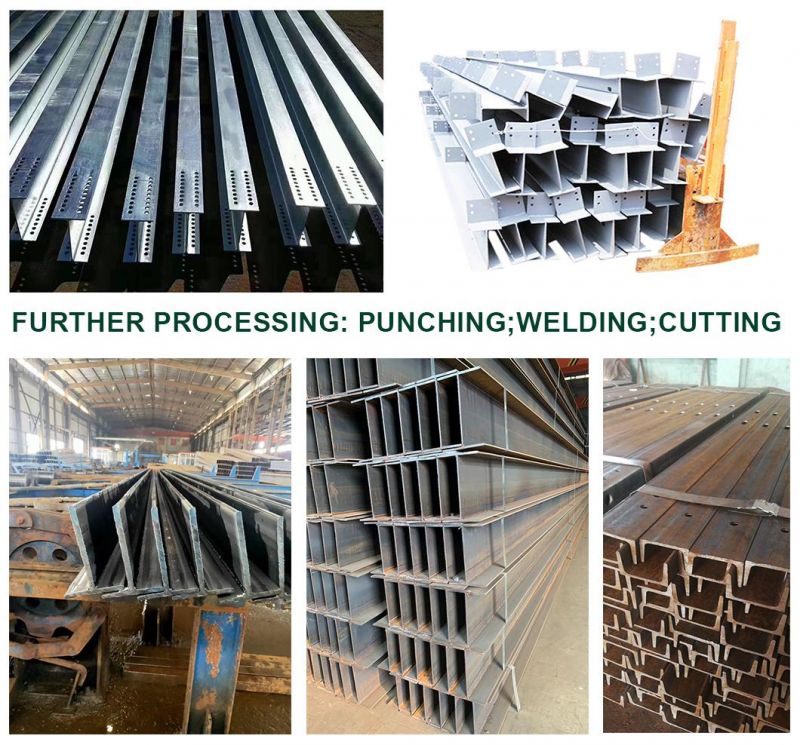 Building Material Q235 Ss400 Q355b ASTM A36 A572 Grade 50 Heb Hea Universal Column H Section Carbon Steel H Beam