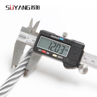 7X19 12.0 mm AISI316 Stainless Steel Aircraft Cable, Towing Cable, Ropes for Hose Reinforcement