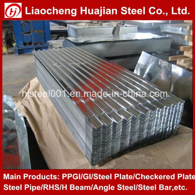 Galvanized Zinc Coated Corrugated Roofing Sheet Used for Workshop