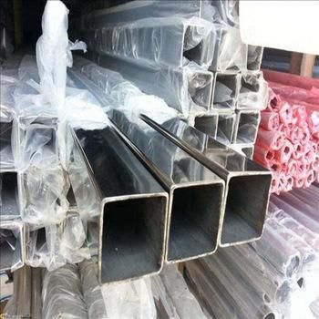 304 Stainless Steel Hollow Structural Steel Tubing Square / Rectangular Tube