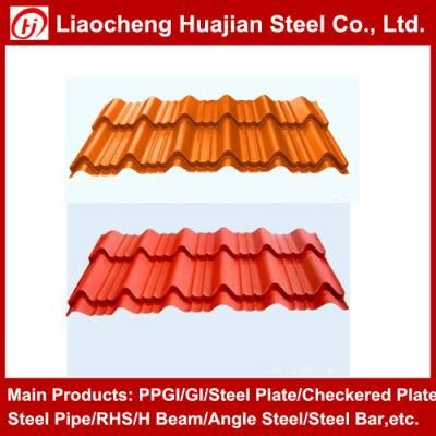 Prepainted Galvanized PPGI PPGL Corrugated Steel Roof Plate Roofing Sheet
