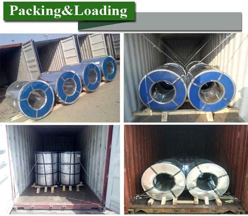 Factory Spangle Coating Galvanized Steel Strip Coil with Construction Area