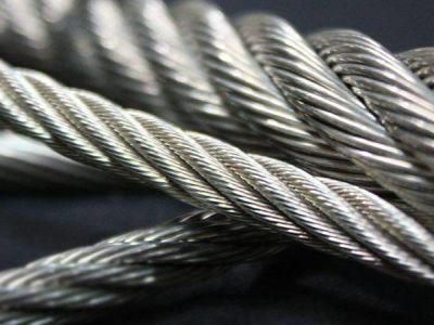 10mm Long Lifetime Steel Wire Rope 6*37+Iwrc