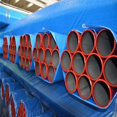Red Painting Seamless ERW Steel Pipe for Fire Sprinkler