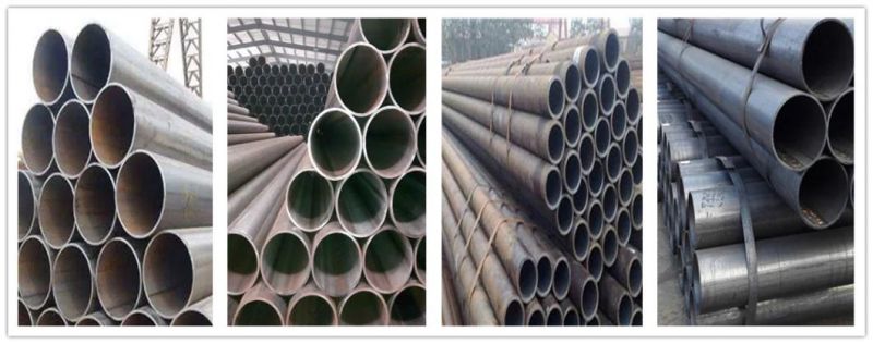 Manufactory Q195/Q215/Q235/Q255/Q275/Q345/Q420/Q460 Sch40 Round Metallic Carbon Steel Tube/Pipe for Welded/Welding/Seamless