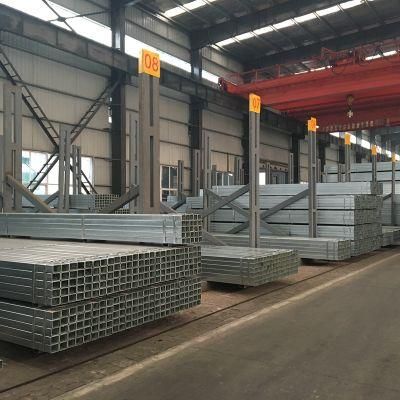 Hot Dipped Galvanized Welded Rectangular / Square Steel Pipe / Tube / Hollow Section / Shs, Rhs