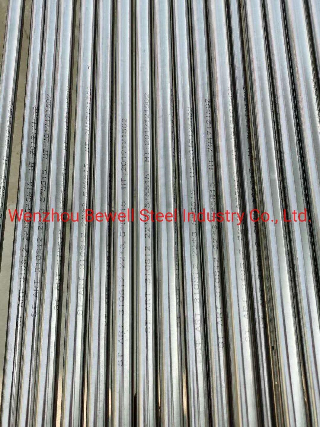 Stainless Steel Seamless Pipe ASTM A312 Tp310 Tp310s Tp310h for High Temperature Applicaition.