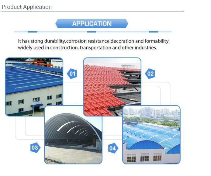 Professional Supplier PPGI Color Coated Galvanized Corrugated Steel Roofing Sheet