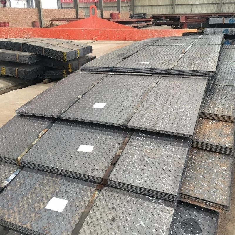 OEM Mild Carbon Steel Plate Ms Carbon S275jr Chequered Plate Manufacture