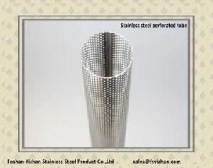SS304 76*1.2 mm Exhaust Muffler Stainless Steel Perforated Pipe