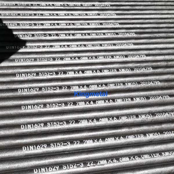 DIN 1629 Seamless Carbon Steel Pipe St52 St37 St44