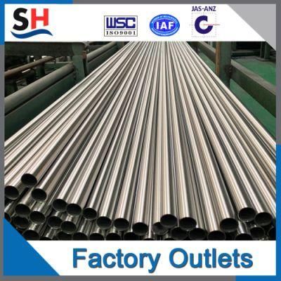SUS201 304L 316L 410s 409duplex Rolled 8K Mirror Polished Hairline Finish Coil Seamless/Welded Stainless Ss Round Steel Tube/Pipe