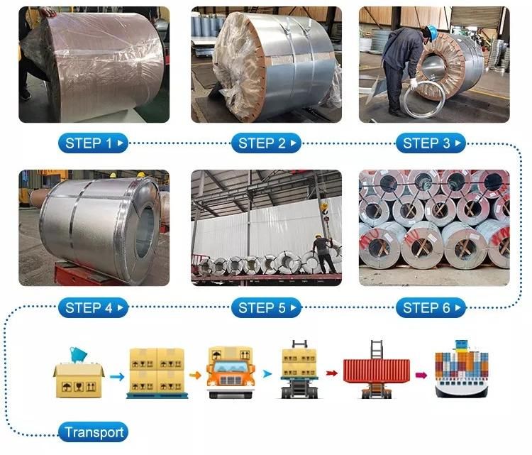 Anti-Corrosion Dx51d Cold Rolled Galvanized Steel Strip Coil