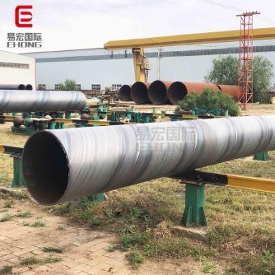 China Wholesaler Q235 SSAW Carbon Steel Spiral Welded Pipe Gas and Oil Pipe