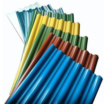 PPGL Corrugated Iron Sheets Color Coated Prepainted Roofing Sheets
