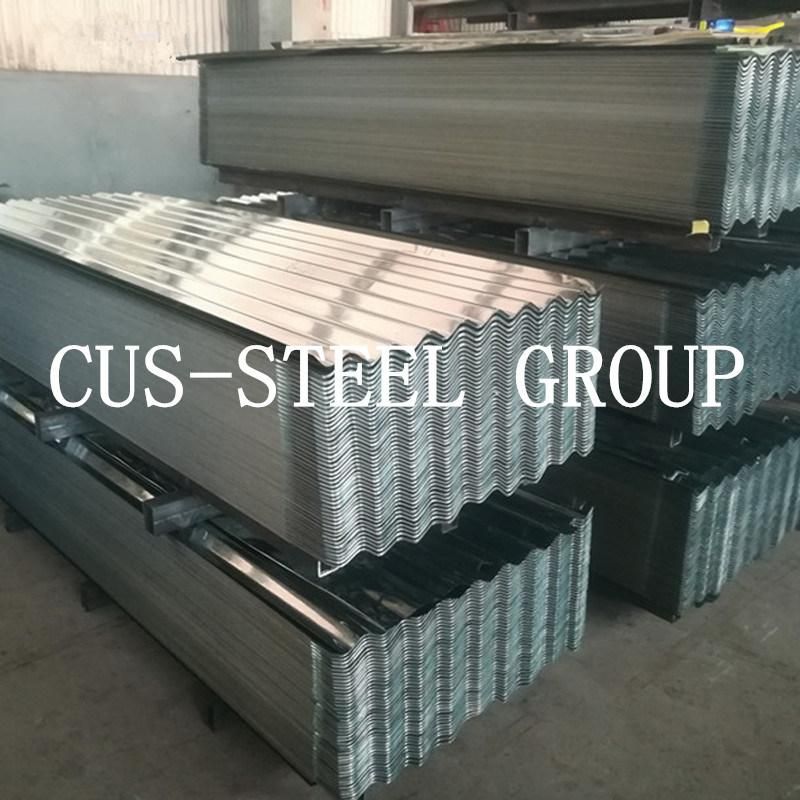 28 Gauge Bwg34 Iron Roofing Plate Regular Spangle Corrugated Galvanized Steel Sheet