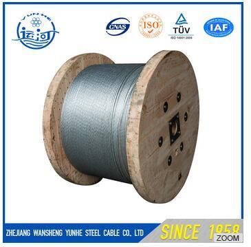 High Strength BS 183 Standard 7/2.64 mm Galvanized Steel Wire Strand