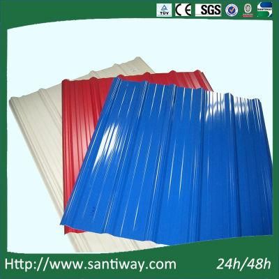 PE PVDF Coated Steel Sheet Roofing Tile