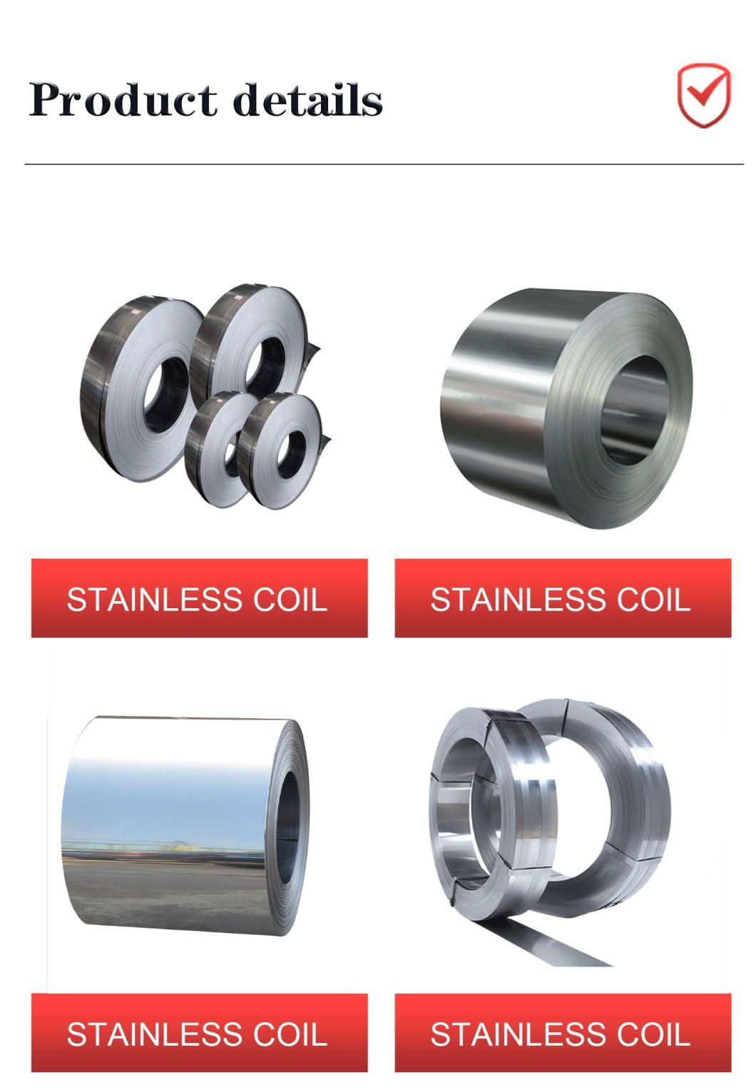 Large Stock Various Thickness Width 201 304 316 430 Stainless Steel Coil