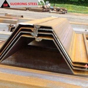 Cold Bend U Type &amp; Z Type Steel Sheet Piles Size 400mm*125mm*10.5mm
