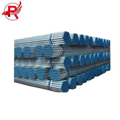 Furniture Material Metal Tube Galvanized Gi Coated Surface Galvanized Steel Round Pipe for Door and Chair