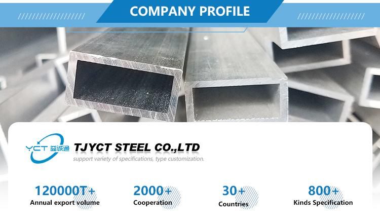 Welded Decorate Square Tube Stainless Steel 201 304 316 Hl Square Pipe for Handrail