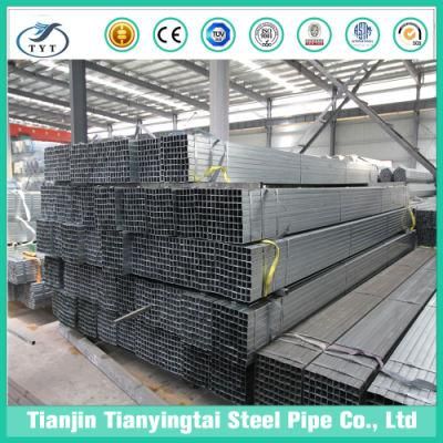 Pre-Galvanized Square Steel Pipe for Greenhouse China Factory