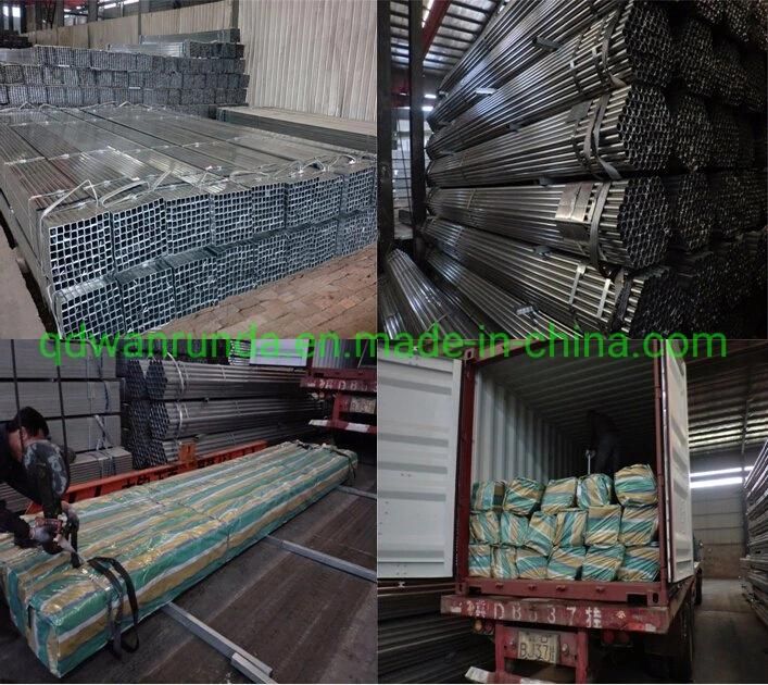 80X80mm Galvanized Steel Pipe for Construction