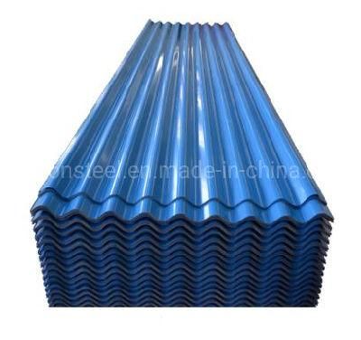 Dx51d Z40 Hot Dipped Galvanized Color Coated Steel Corrugated Roofing Sheet