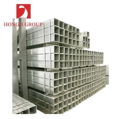 Green House Steel Pipe Hot DIP Galvanized Square Steel Pipe / Gi Steel Tube