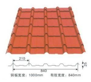 Prepainted Tile Roofing Materials Sheet Metal Steel Buidling Material