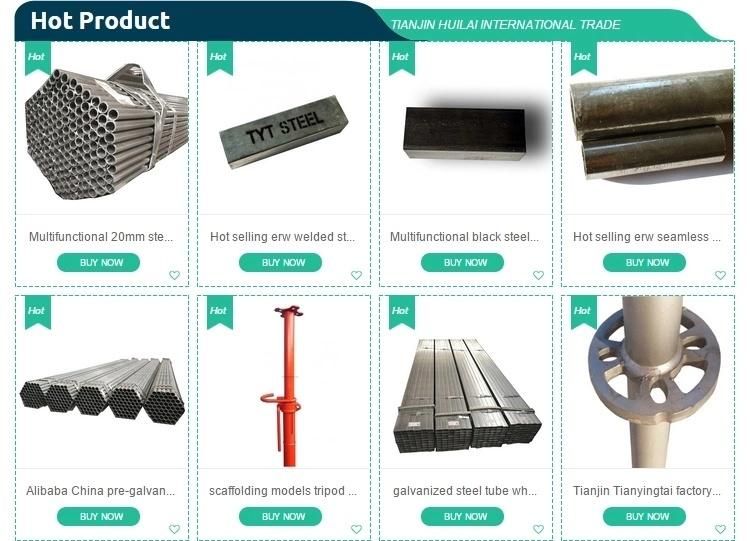 Gi Pipe List! 1.5 Inch DN40 48.3mm Scaffolding Tube Pre Galvanized Steel Pipe