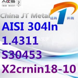 AISI 304ln 1.4311 S30453 X2crnin18-10 Stainless Steel Plate Pipe Bar, China Supplier