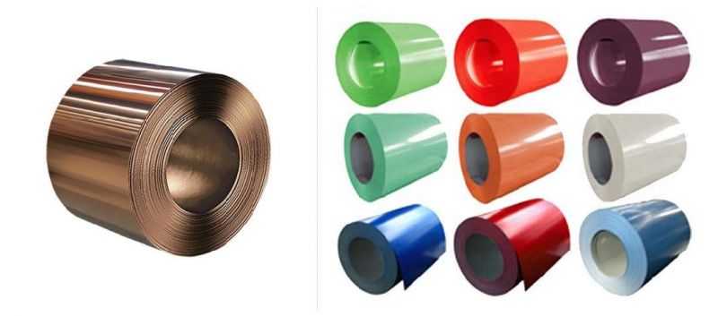 AISI ASTM Color Coated Stainless Steel Coil / Strips, Golden Color, or Rose Color, or Black Ti Color Coils 201 304 316L 317L 310S 321 2205 430 441 443