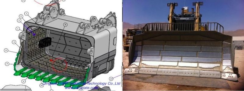 Smooth Surface Overlay Complex Carbide Plate for Feeder, Hopper, Truck Bed Liner